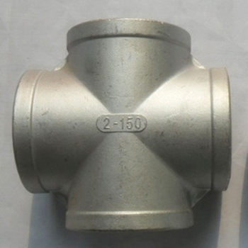 High press pipe fitting cross