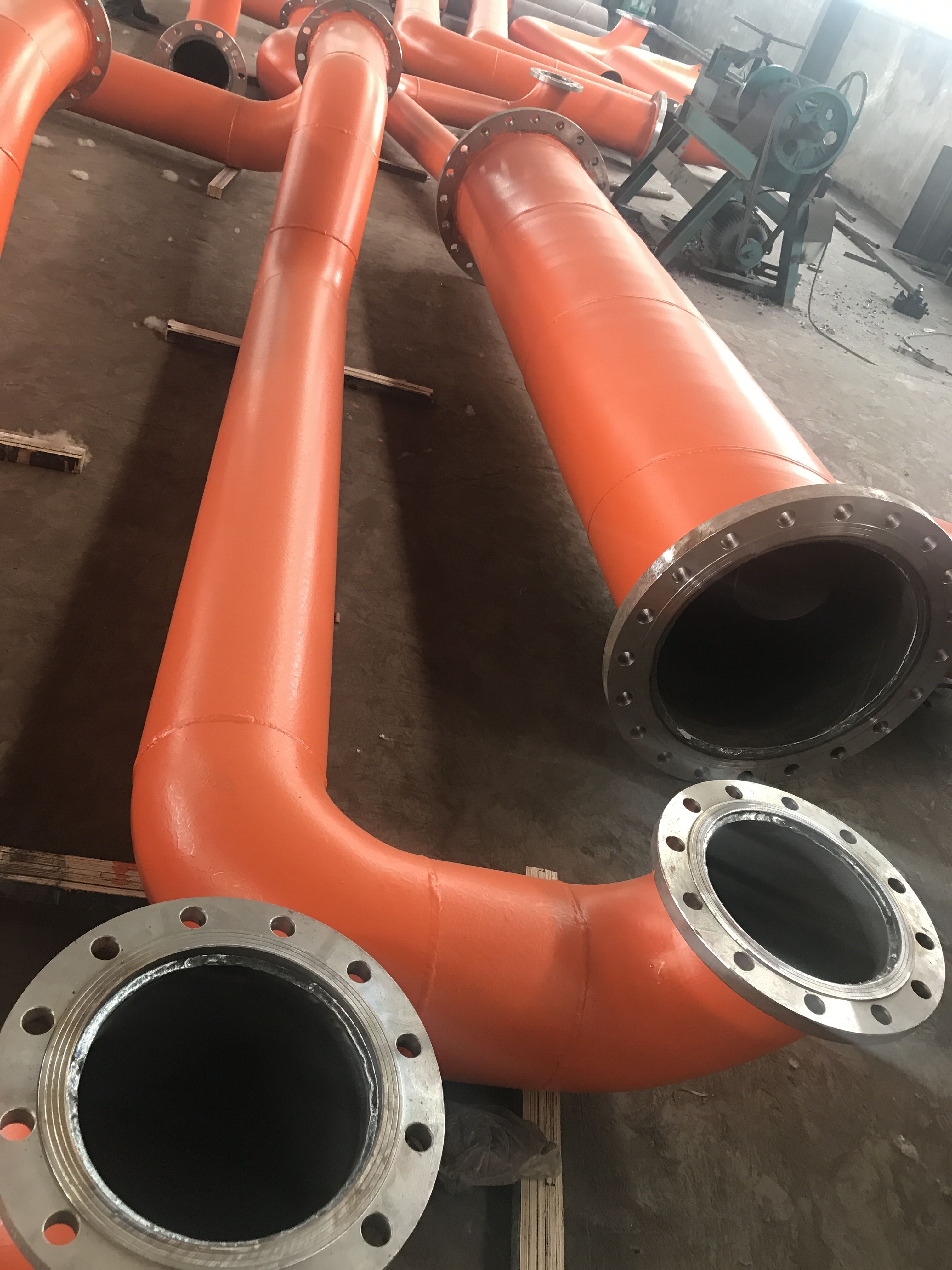 Prefabricated pipes for construction
