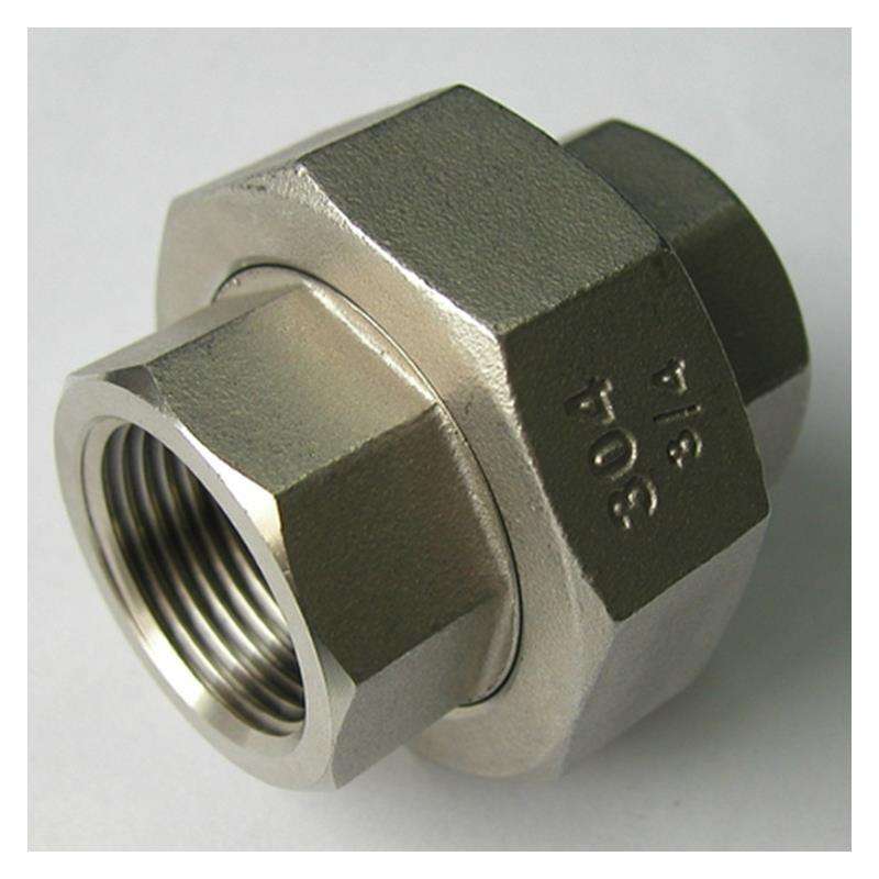 Stainless Steel SS304 BSPT NPT Thread Screw Union